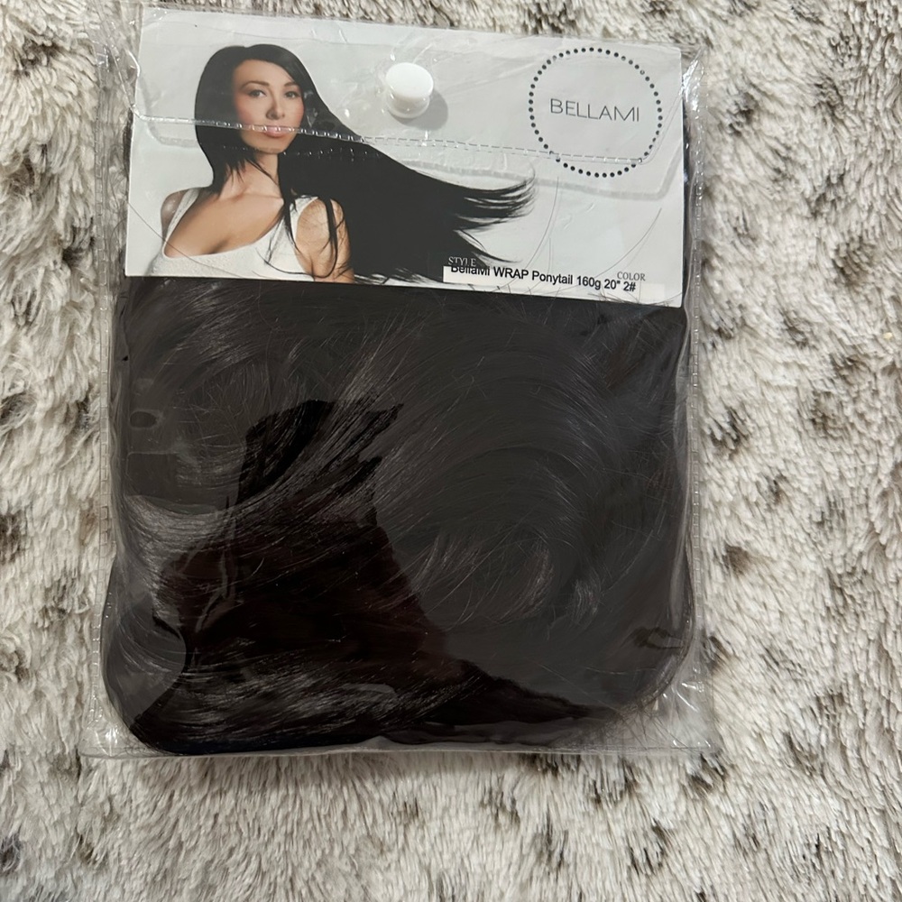 BELLAMI Dark Brown Wrap Ponytail Extension